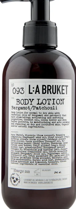 L:a Bruket Kropspleje>093 Bodylotion Bergamott/Patchouli 240 ml CosN