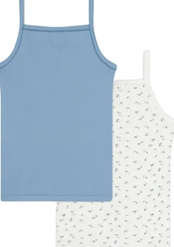 Børn Petit Bateau Undertøj>2 CHEMISES BRETELLESvarian2A