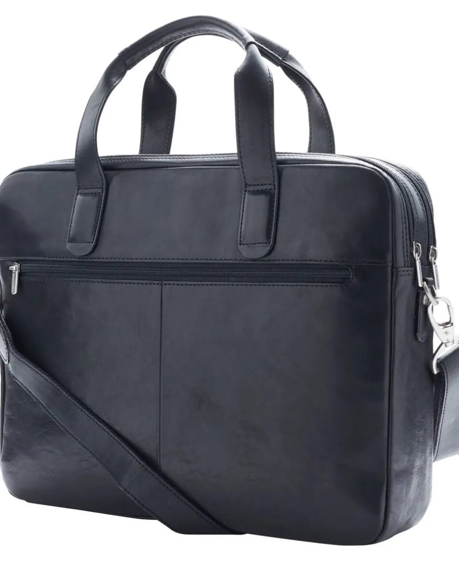 2 Compartment Briefcase-Tony Perotti
