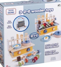 Hot 3-2-6 Komfur og Grill 2i1 Børn Legemad & Køkkener