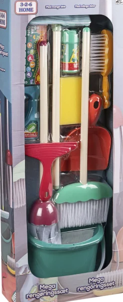 Børn 37658 Legemad & Køkkener>3-2-6 MEGA RENGØRINGSSÆT