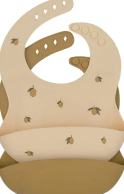 Børn Konges Sløjd Hagesmække>2 PACK SILICONE BIB