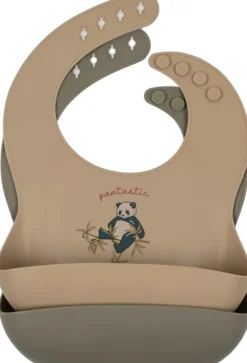 New 2 PACK SILICONE BIB Børn Hagesmække