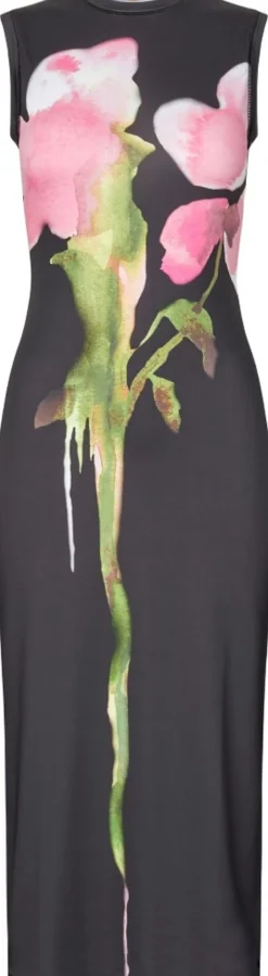 2244 Stocking Jersey, Elastic Tank Crewneck Dress-Stine Goya Clearance