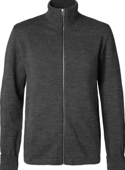 100% Wool Klemens Zip cardigan Strik