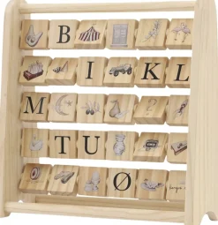 ABC WOODEN BLOCK FRAME-Konges Sløjd Best