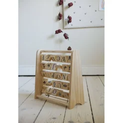 ABC WOODEN BLOCK FRAME-Konges Sløjd Best