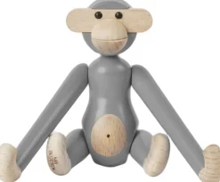 Kay Bojesen Figurer & Skulpturer>Abe mini grå