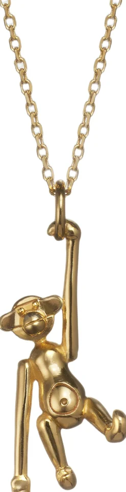 Aben i 18 karat forgyldt sølv uden kæde-Kay Bojesen Jewelry New