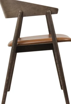 Online AC2 armchair, Smoked oak, Leather Cognac Møbler