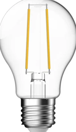 Clearance A-CLASS A60 E27 485LM 2700K CLEAR Lampetilbehør