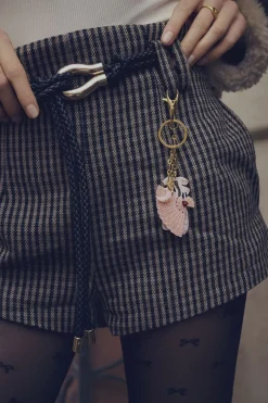 Dame Maanesten Nøgleringe>Adabel Keychain Blush