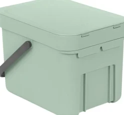 Sale Affaldsspand m/låg sort. kon. 6 ltr Skraldespande