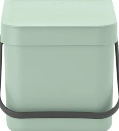 Sale Affaldsspand m/låg sort. kon. 6 ltr Skraldespande