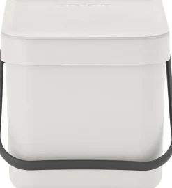 Affaldsspand m/låg sort. kon. 6 ltr-Brabantia Sale