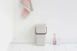 Affaldsspand m/låg sort.kon. 12 ltr-Brabantia Outlet