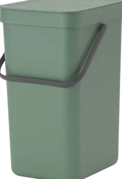 Brabantia Skraldespande>Affaldsspand m/låg sort.kon. 12 ltr