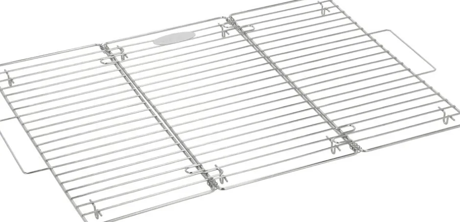 Online Afkølingsrist foldbar 48 x 32,5 x 1,5 cm Stål Bageartikler|Julebag