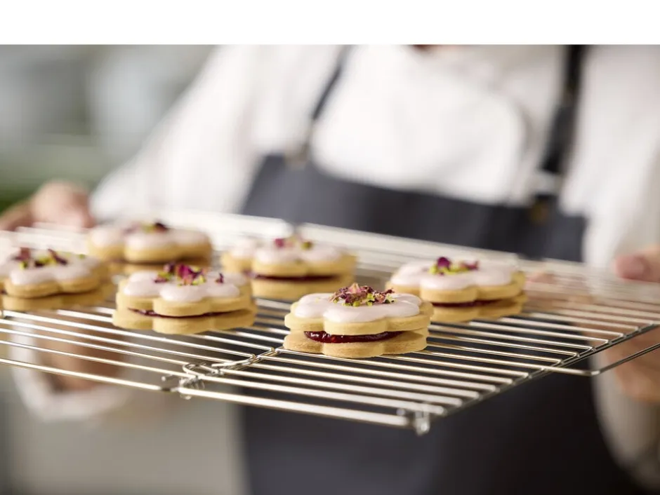 Online Afkølingsrist foldbar 48 x 32,5 x 1,5 cm Stål Bageartikler|Julebag