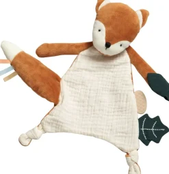 Børn Sebra Babyudstyr>Aktivitetsnusseklud, ræven Sparky