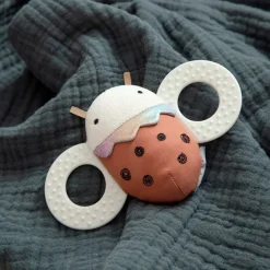 Aktivitetsrangle med spejl, mariehønen Luca Børn Babylegetøj