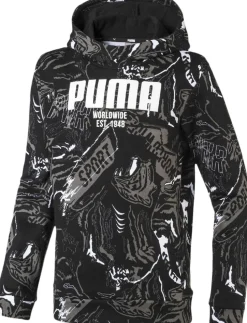 Børn Puma Sweatshirts & Træningstrøjer>Alpha AOP Fleece Hoodie