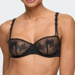 Hot Annaelle balconette bh med lodret søm Dame Sexet Lingeri|Bh'Er