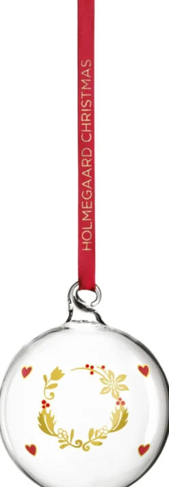 Holmegaard Juletræspynt>Ann-Sofi Romme Årets julekugle 2023 lille klar
