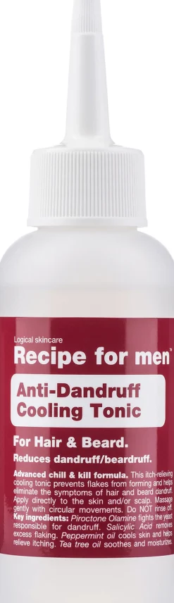 Receipe For Men Hår|Hår>ANTI-DANDRUFF COOLING TONIC - HAIR & BEARD