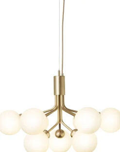 Apiales 9, brushed brass / opal-Nuura Outlet