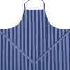 Online Apron 105x100 cm BIRK -Stripe blue Tekstiler Til Køkkenet
