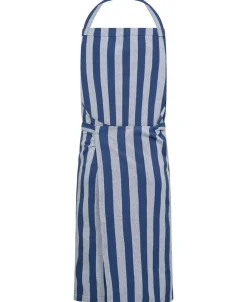 Online Apron 105x100 cm BIRK -Stripe blue Tekstiler Til Køkkenet