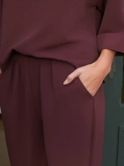 Arlo Crepe Jumpsuit-Neo Noir Hot