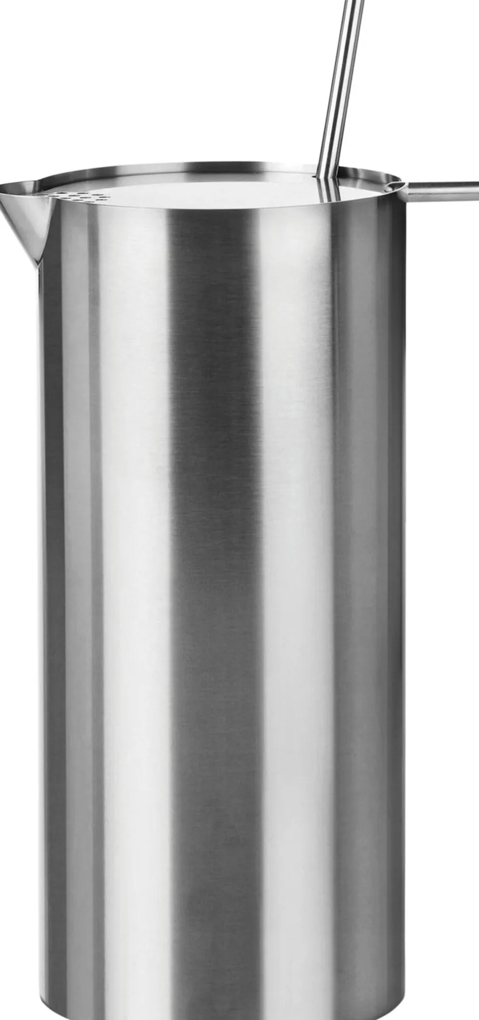 Arne Jacobsen martini mixer med mixer ske 1 l, steel-Stelton Best