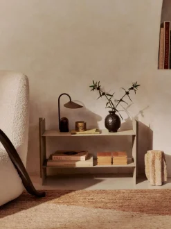 Ferm Living Bordlamper|Trådløse Lamper>Arum Portable Lamp - Dark Chocolate