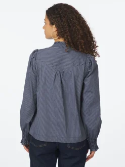 Dame Neo Noir Bluser & Skjorter>Astrida Stripe Stone Blouse