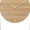 Online A-Wall Clock - Oak with brass ring Ure & Vejrstationer