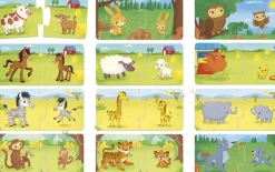 Børn Legetøj Spil & Puslespil>BABY LOGIC PUSLESPILmDYR