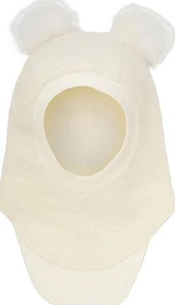 Balaclava Wool Alpaca Pompoms-Huttelihut New