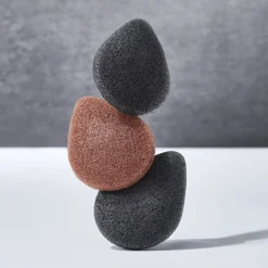 Online Bamboo Charcoal Konjac Sponge Makeup Tilbehør