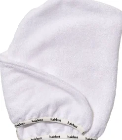 Hairlust Håndklæder>Bamboo Hair Towel Wrap, White