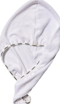 Hairlust Håndklæder>Bamboo Hair Towel Wrap, White
