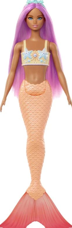 Børn Barbie Dukker & Tilbehør>Mermaid Pink