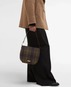 Dame Barbour Skuldertasker>Cedar Tartan Bucket Bag