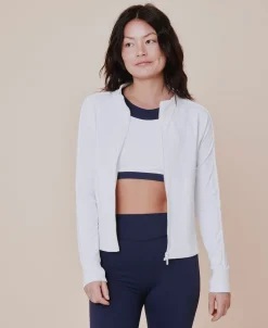 Dame Cartel Copenhagen Jakker|Sport>Baseline long sleeve zip jacket - Shell