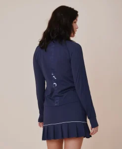 Outlet Baseline long sleeve zip jacket - Ocean Dame Jakker|Sport