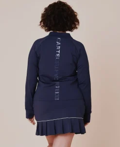 Outlet Baseline long sleeve zip jacket - Ocean Dame Jakker|Sport