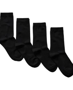 Online Basic women cotton sock 4-pak Dame Strømper
