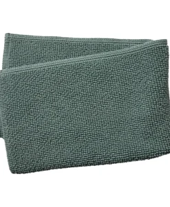 Bathmat stonewashed 50x80 chinois green GOTS-Magasin du Nord Collection Clearance