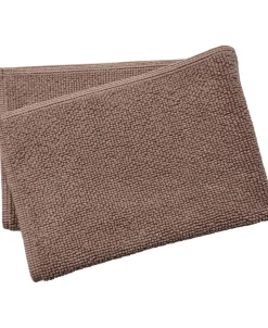 Magasin du Nord Collection Bademåtter>Bathmat stonewashed 60x90 taupe grey GOTS